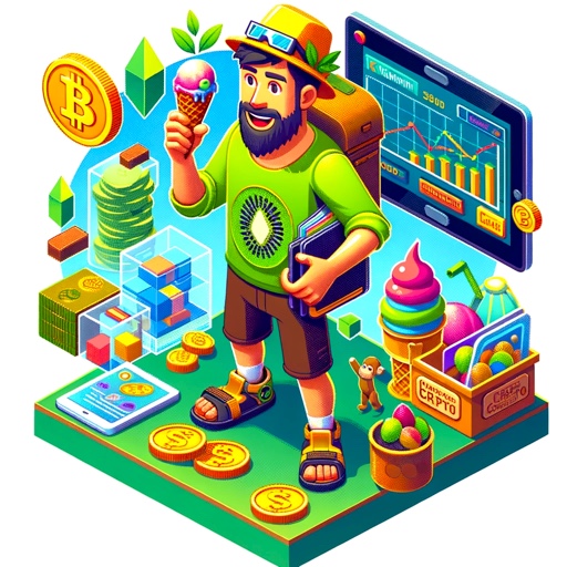 An adventurous spirit with a friendly demeanor, always ready with a fun fact about crypto or a new flavor to try.